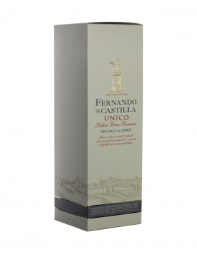 Brandy Solera Gran Reserva Unico Fernando de Castilla Verpackung